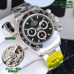 Black ROLEX Daytona Replica 4131 Movement 904L Steel Watch